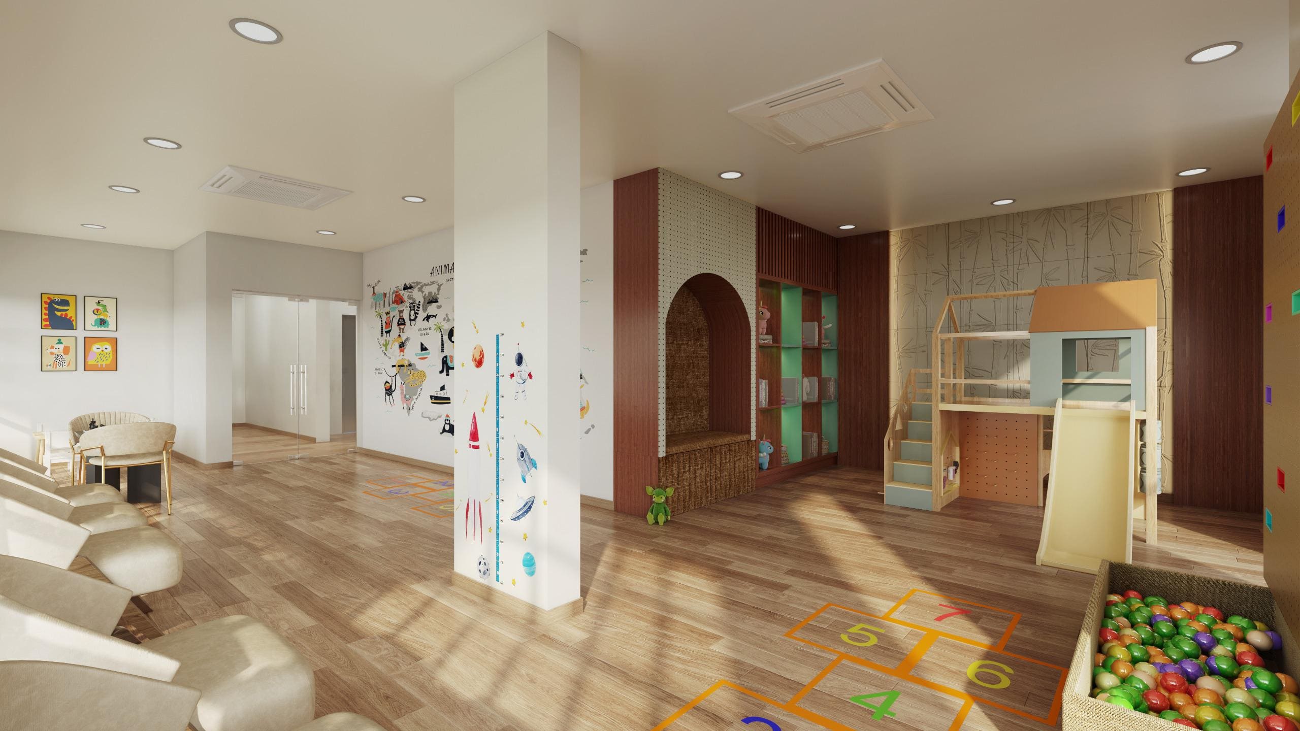 Children Play zone, apartments in padur, TVS emerald verde vista