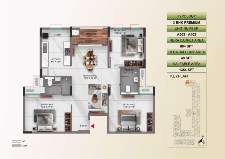 unit_plan_9, apartments in padur