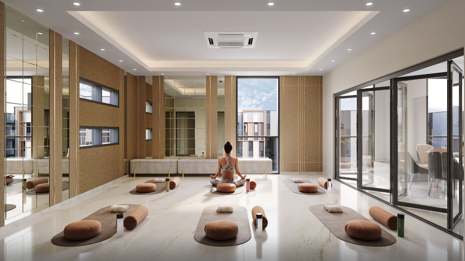 yoga, apartments in padur