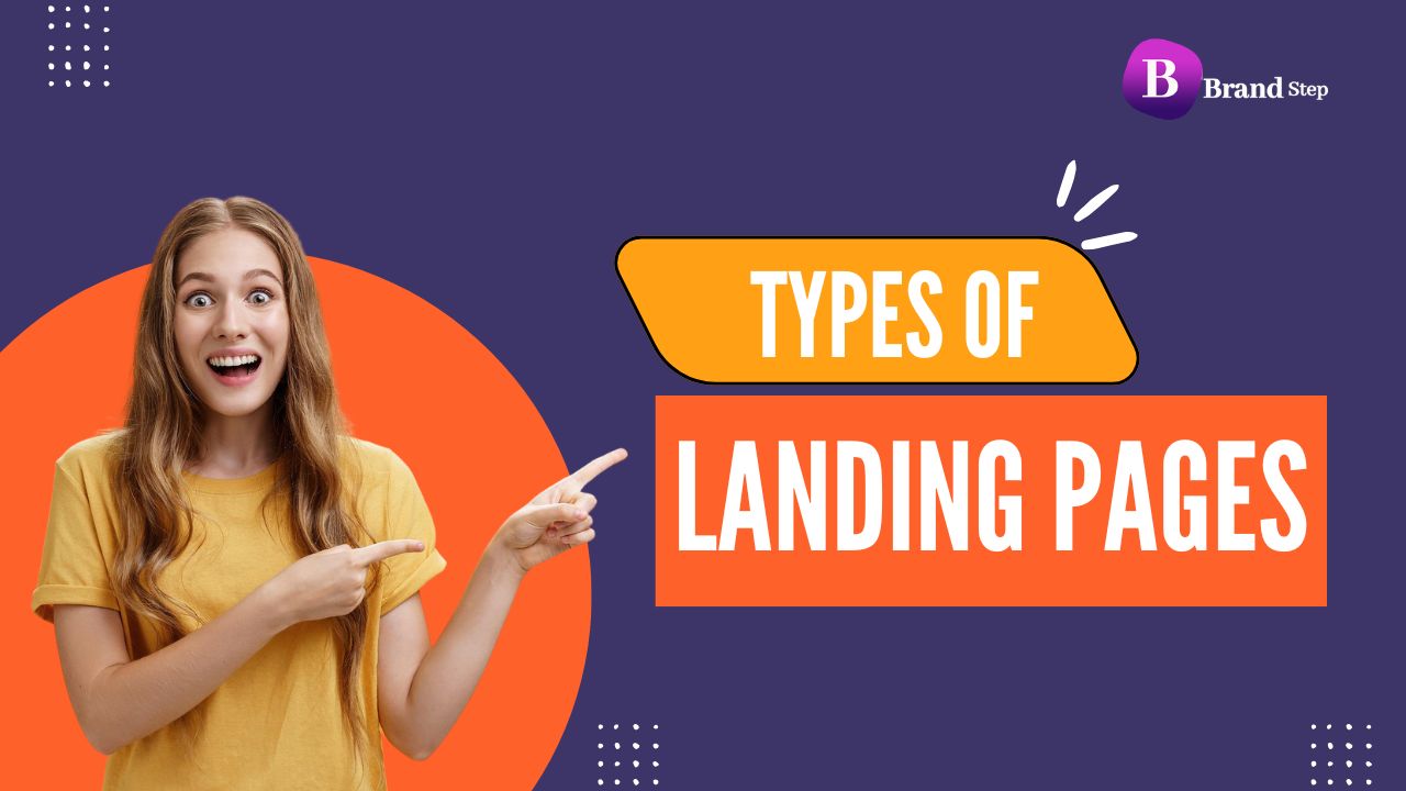 types of landing pages