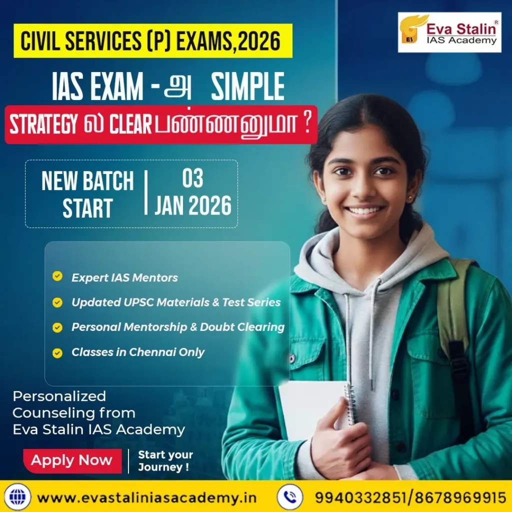 eva stalin ias academy- civil service exam