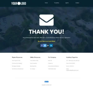 thank you landing pages