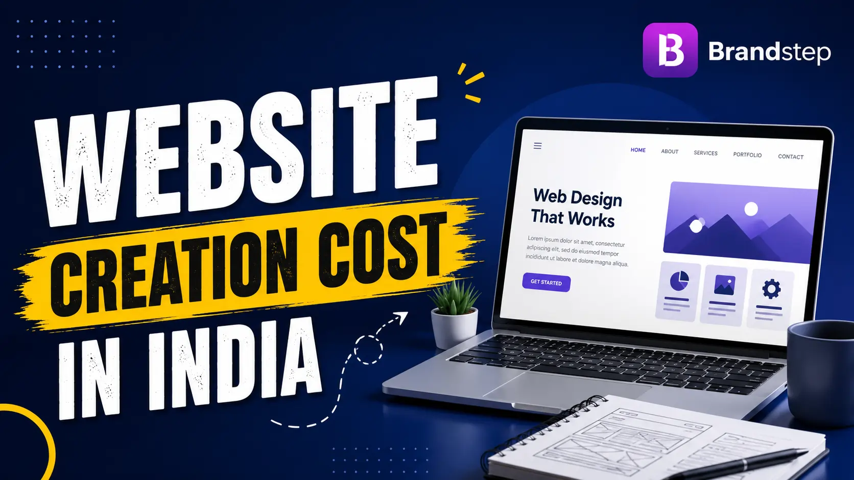 Website creation cost in India